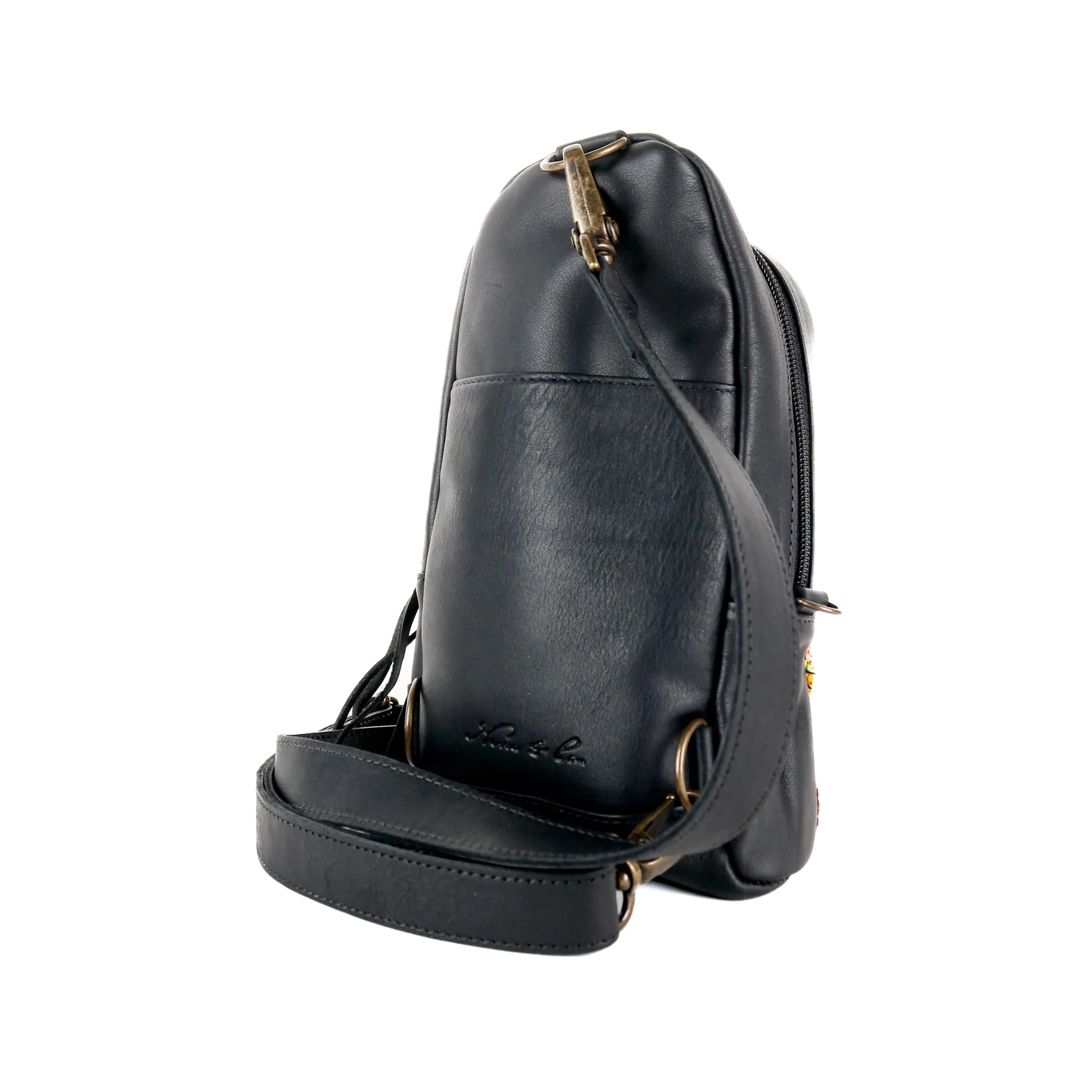 2.0 CROSSBODY SLING - SMALL - H&S WHEAT - BLACK - NO. 15412