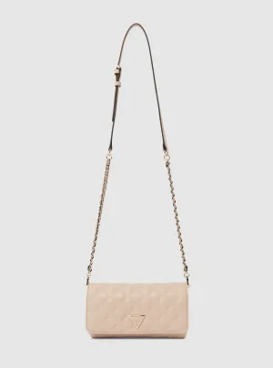 Beige Giully Crossbody Organiser Bag