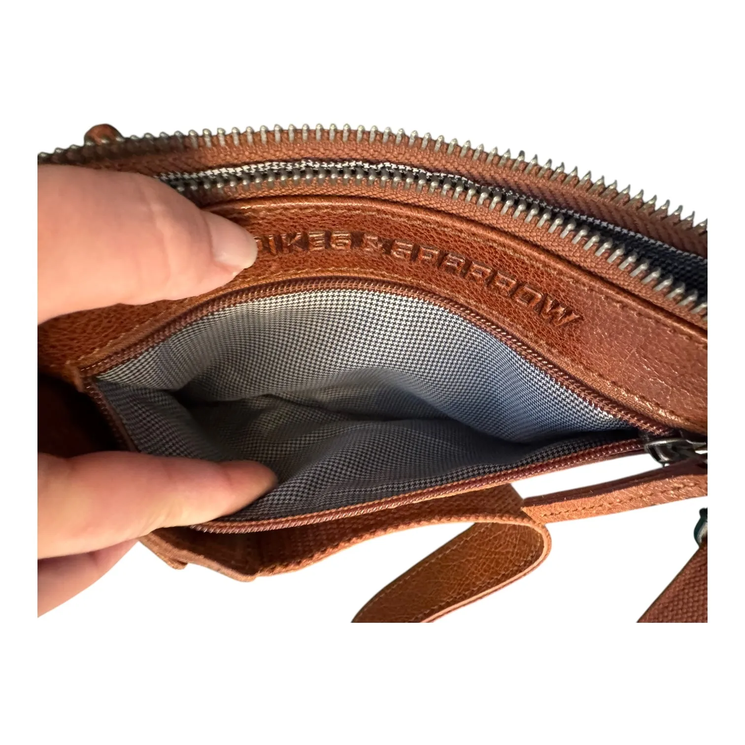 Belt Bag Leather By SPIKES AND SPARROW In Brown, Size:Medium