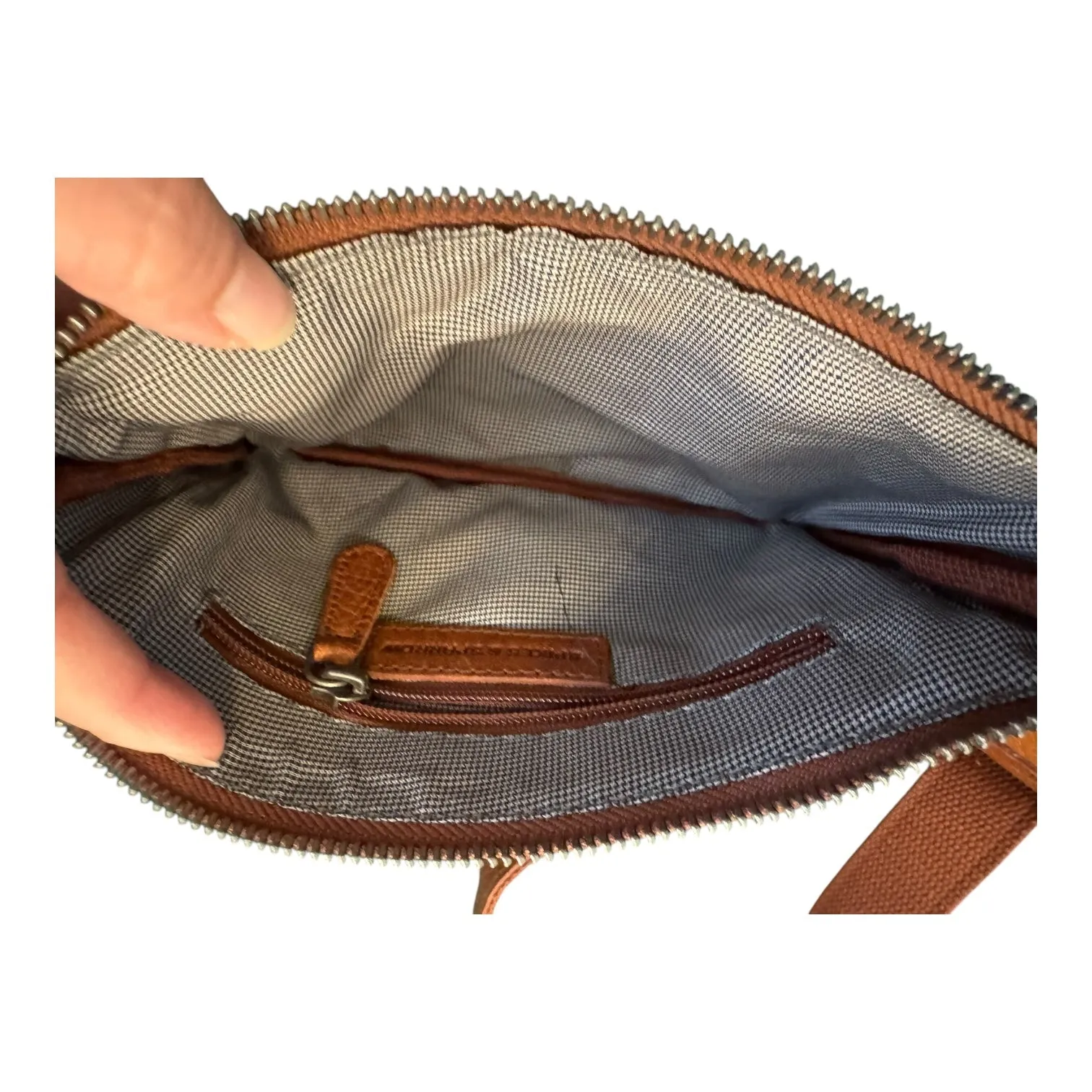 Belt Bag Leather By SPIKES AND SPARROW In Brown, Size:Medium