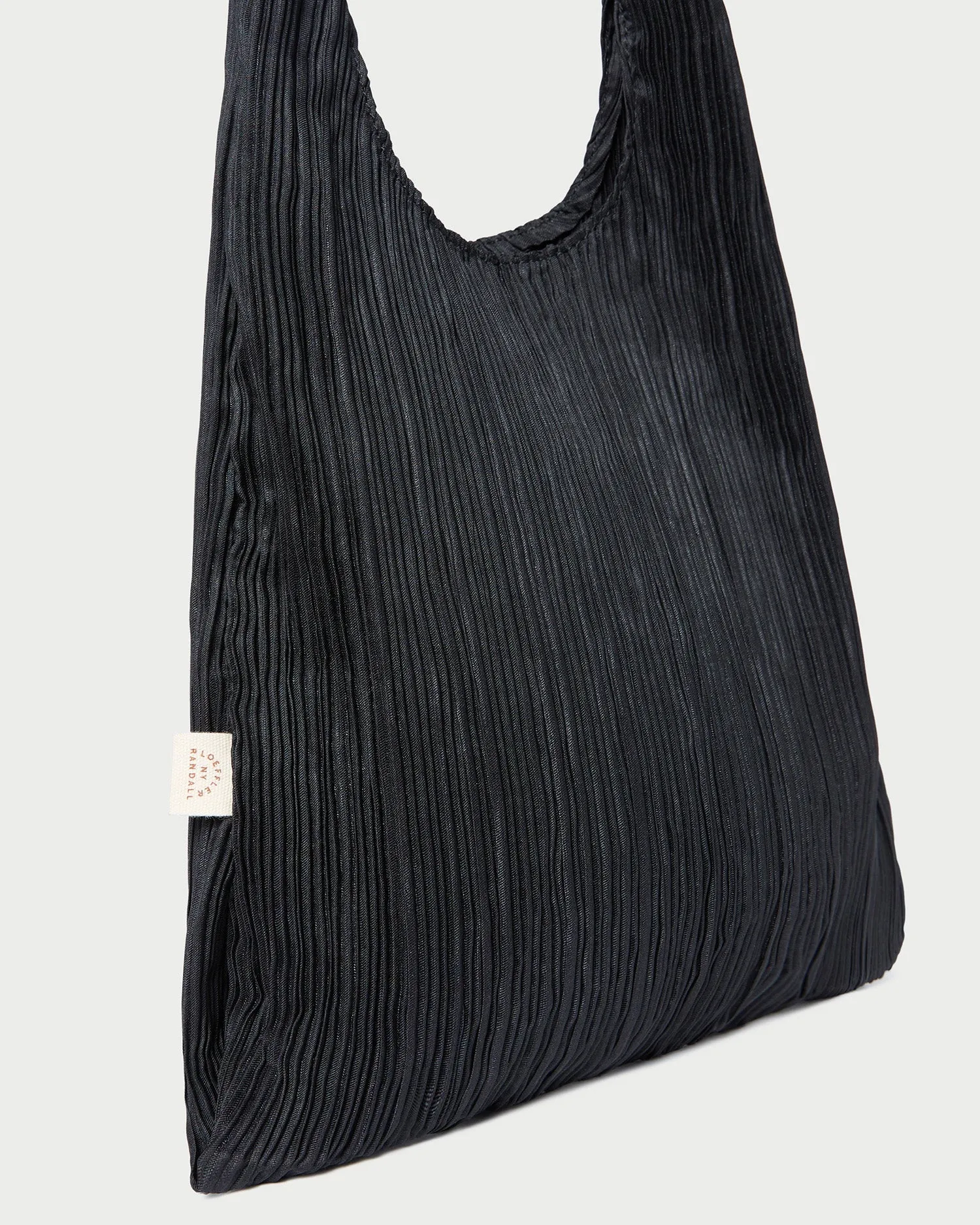 Bobby Black Pleated Tote