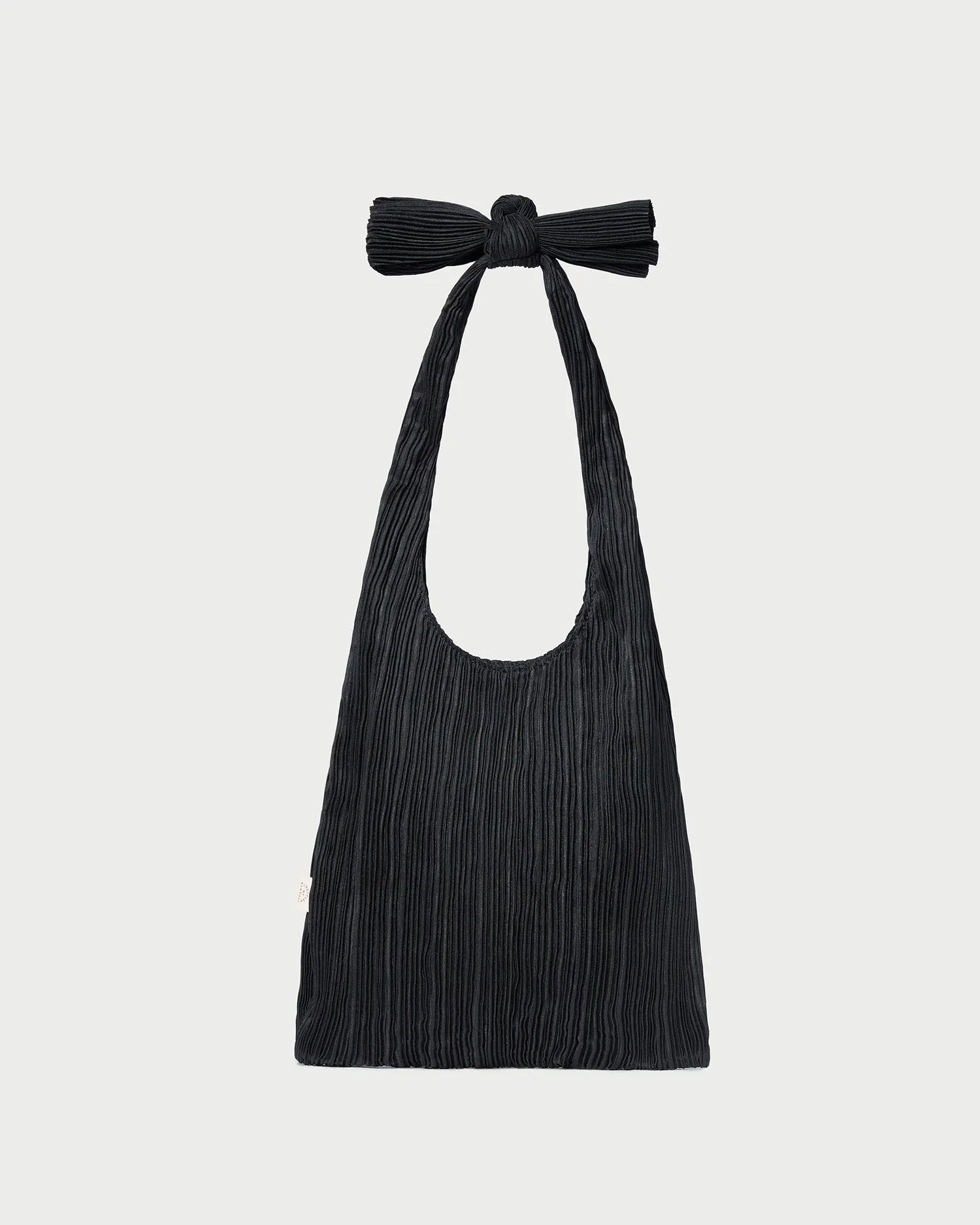 Bobby Black Pleated Tote