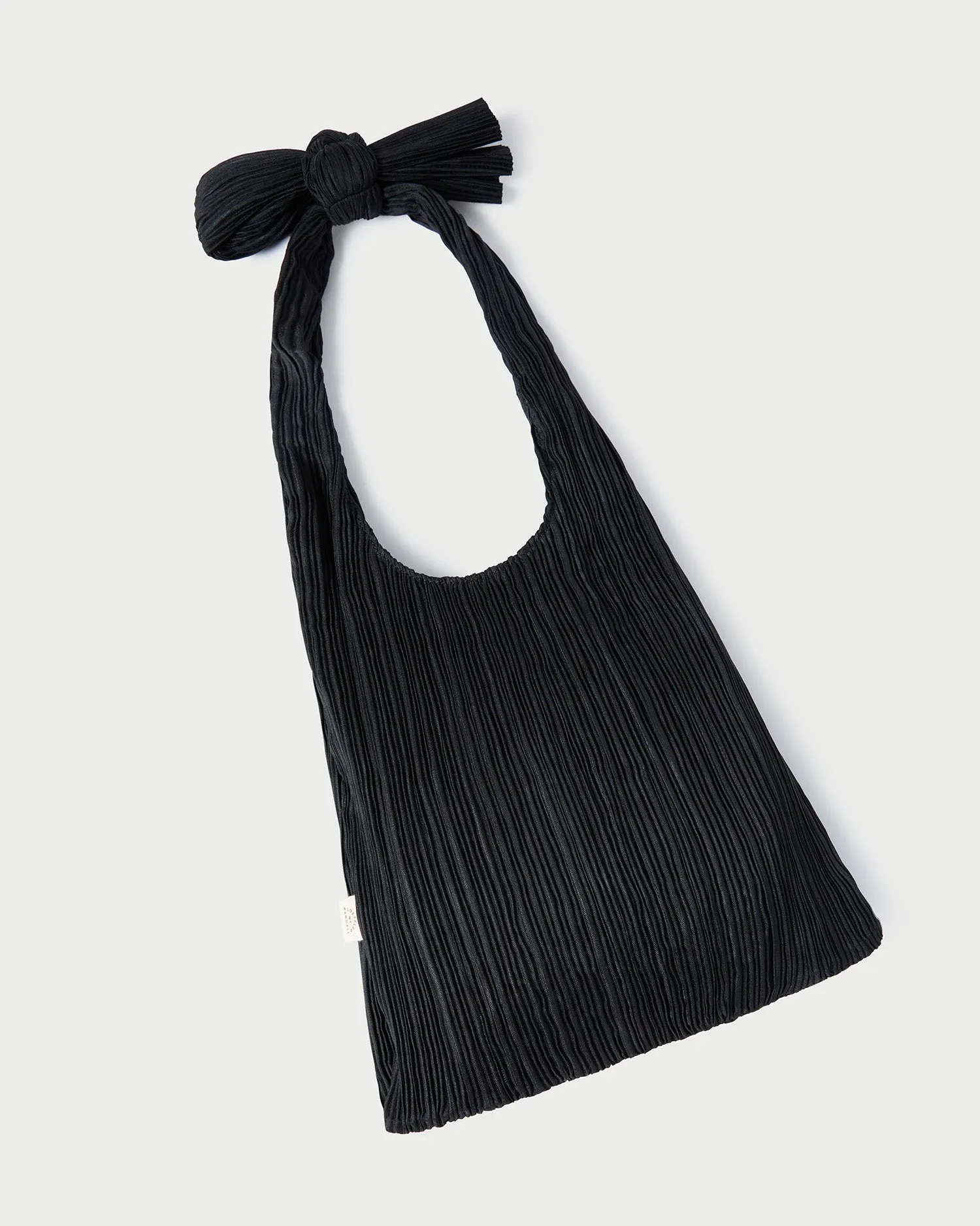 Bobby Black Pleated Tote