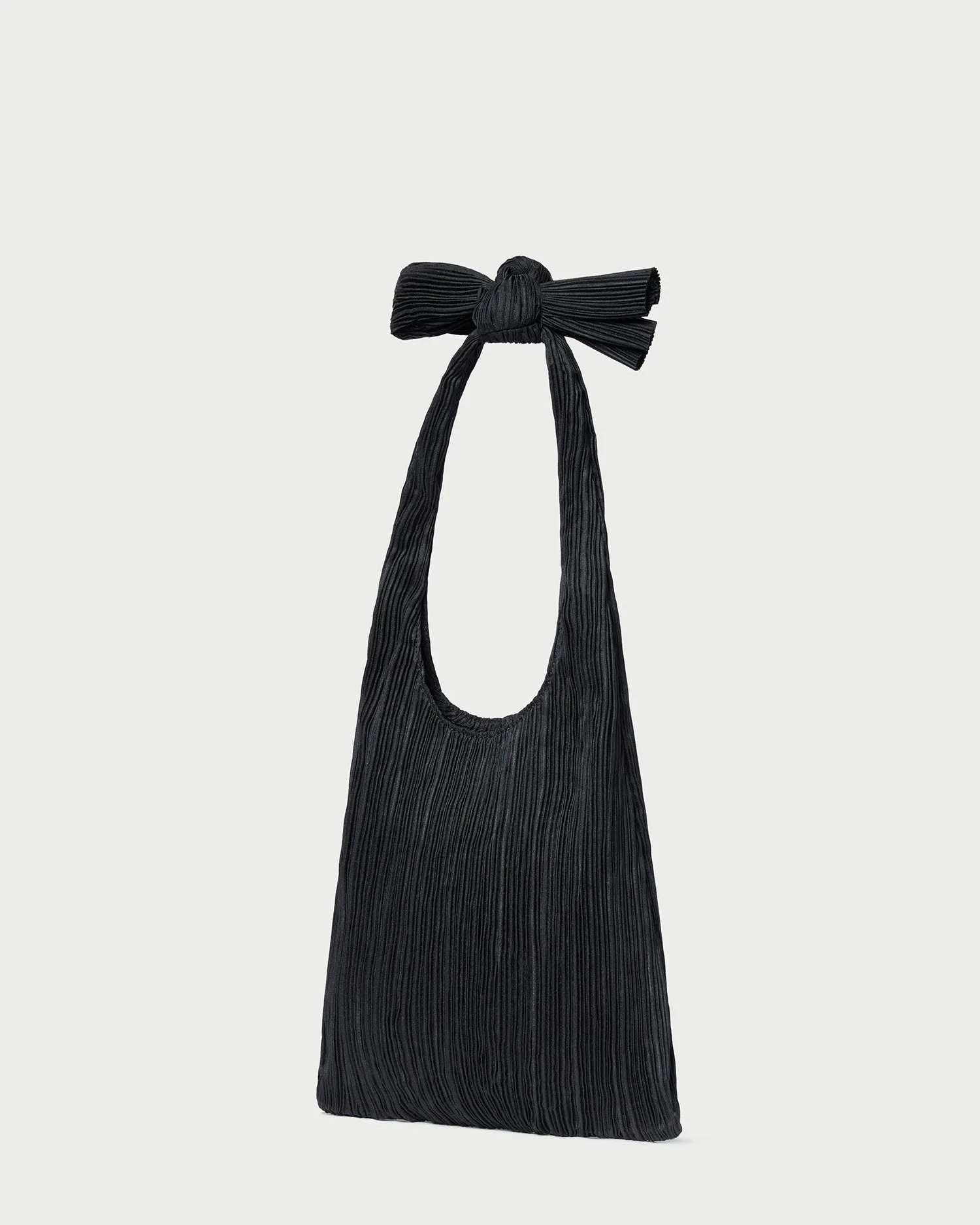 Bobby Black Pleated Tote