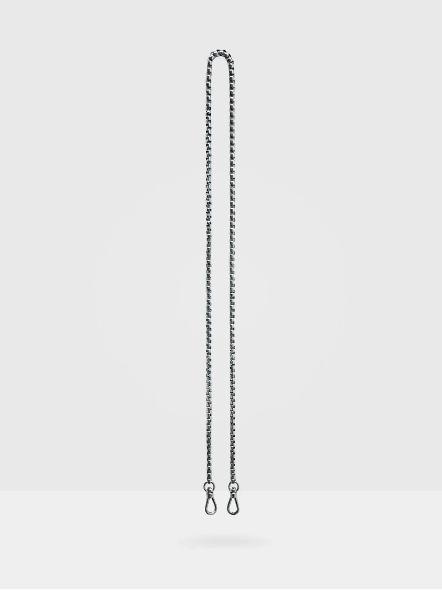 Box Chain Bag Strap in Silver