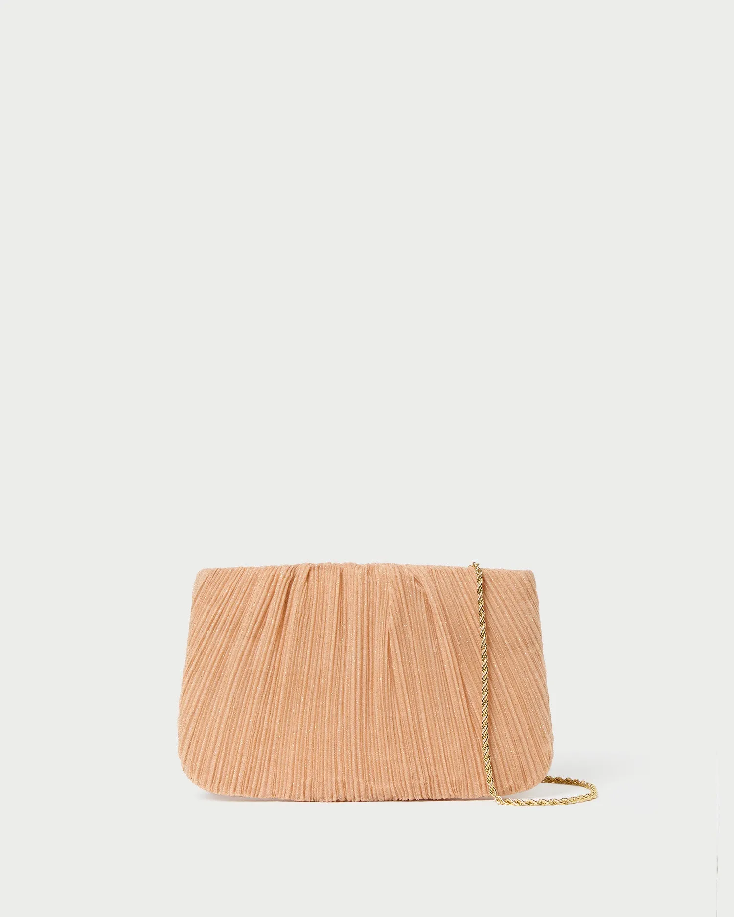 Brit Glitter Beauty Pleated Clutch