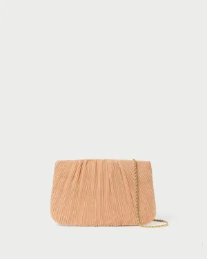 Brit Glitter Beauty Pleated Clutch