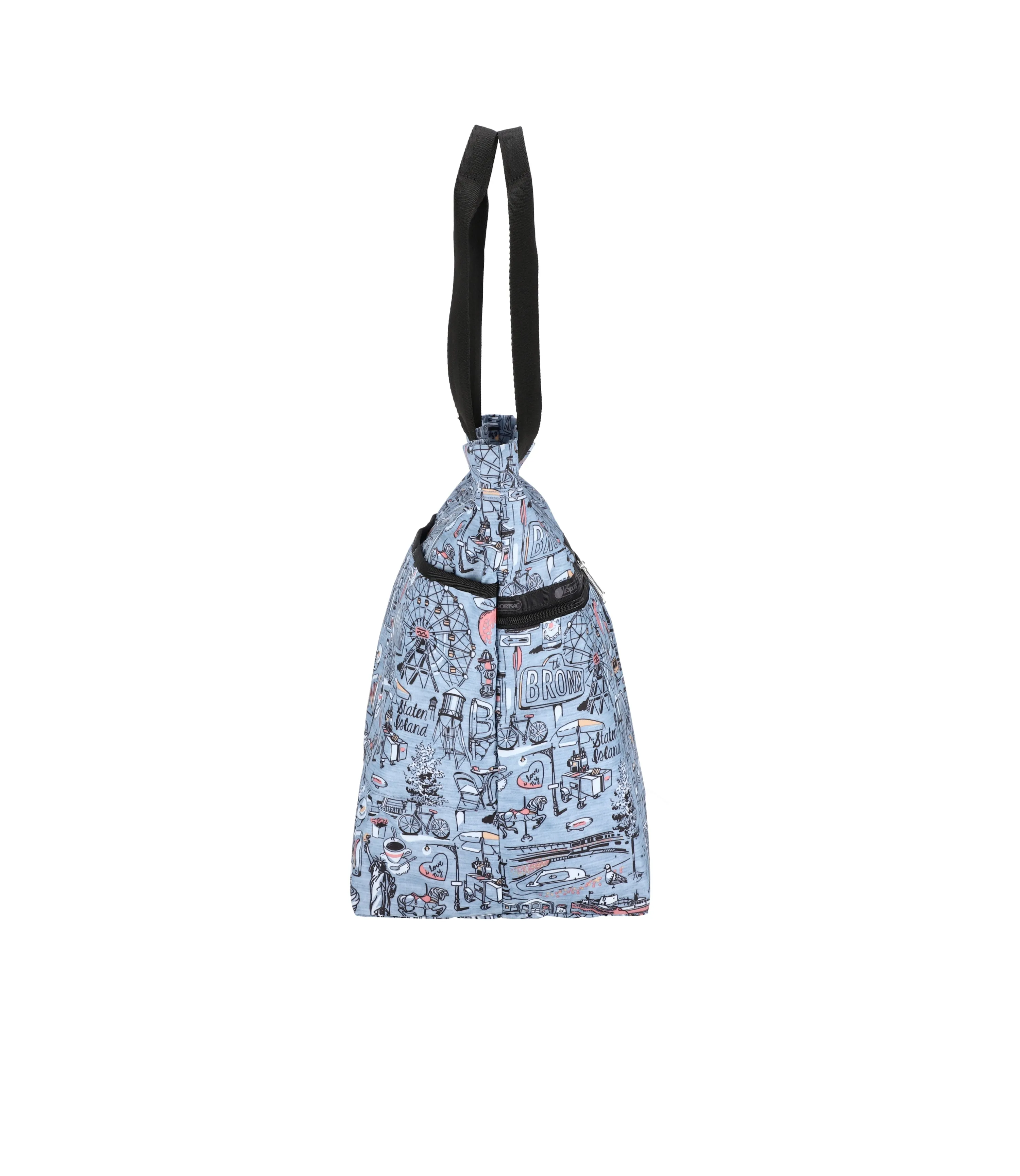 Carlin Zip Top Tote Bag