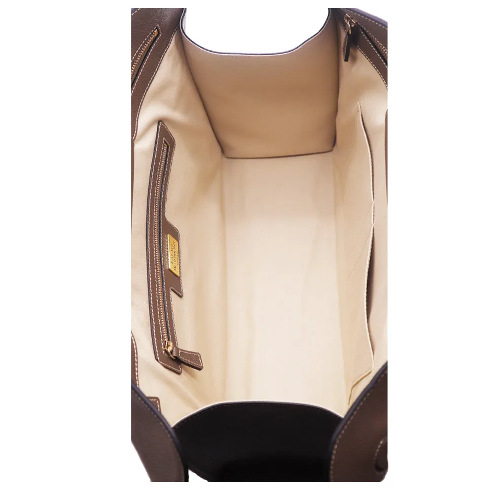Carmen - Large Tote in Dolomite - Taupe