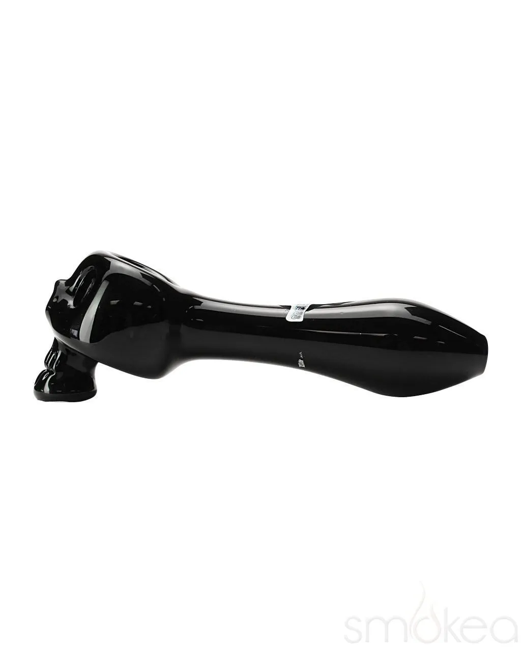 Chameleon Glass Bone Head Skull Hand Pipe