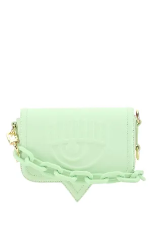 Chiara Ferragni Logo Embossed Chain-Linked Crossbody Bag