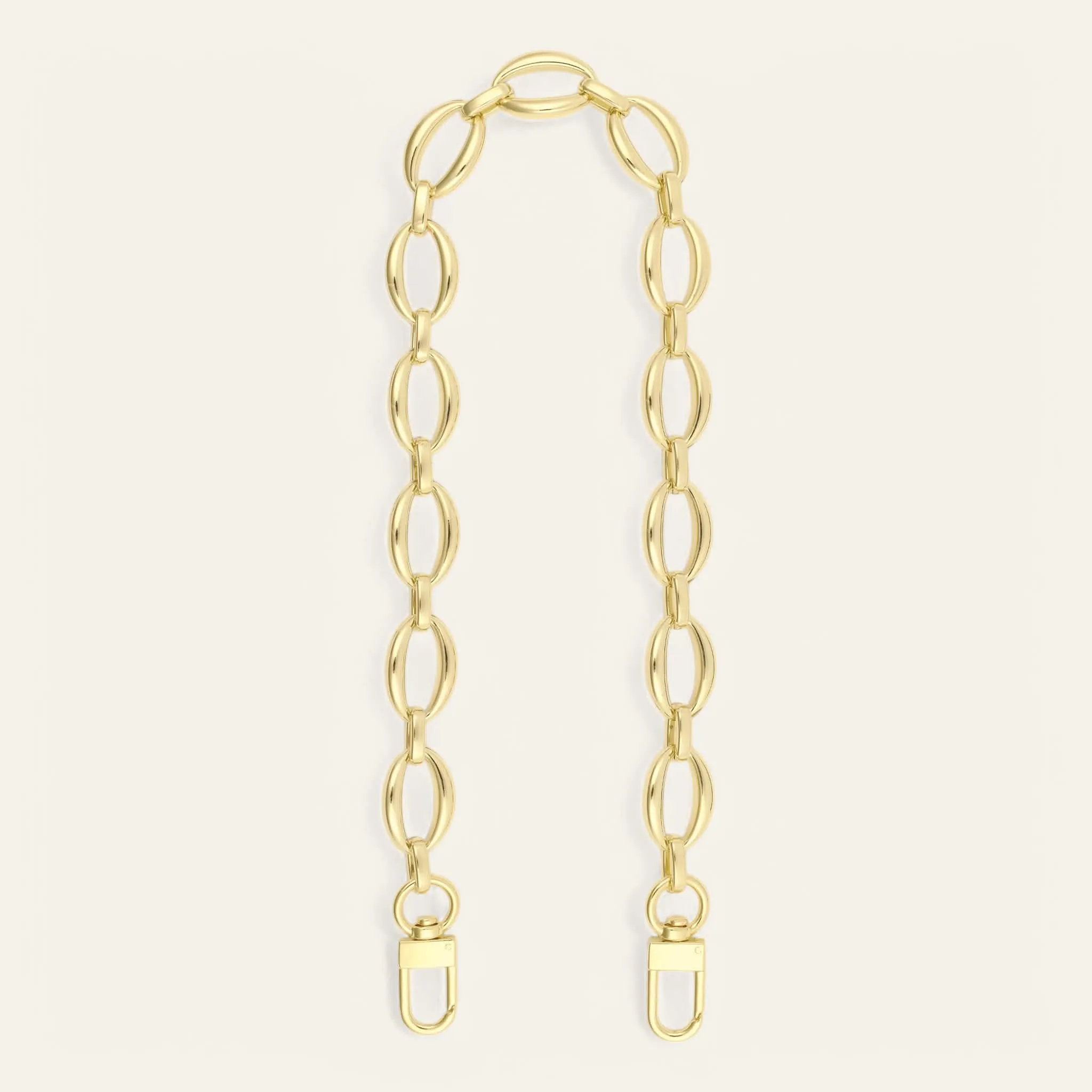 Circle Link Chain Strap | Gold