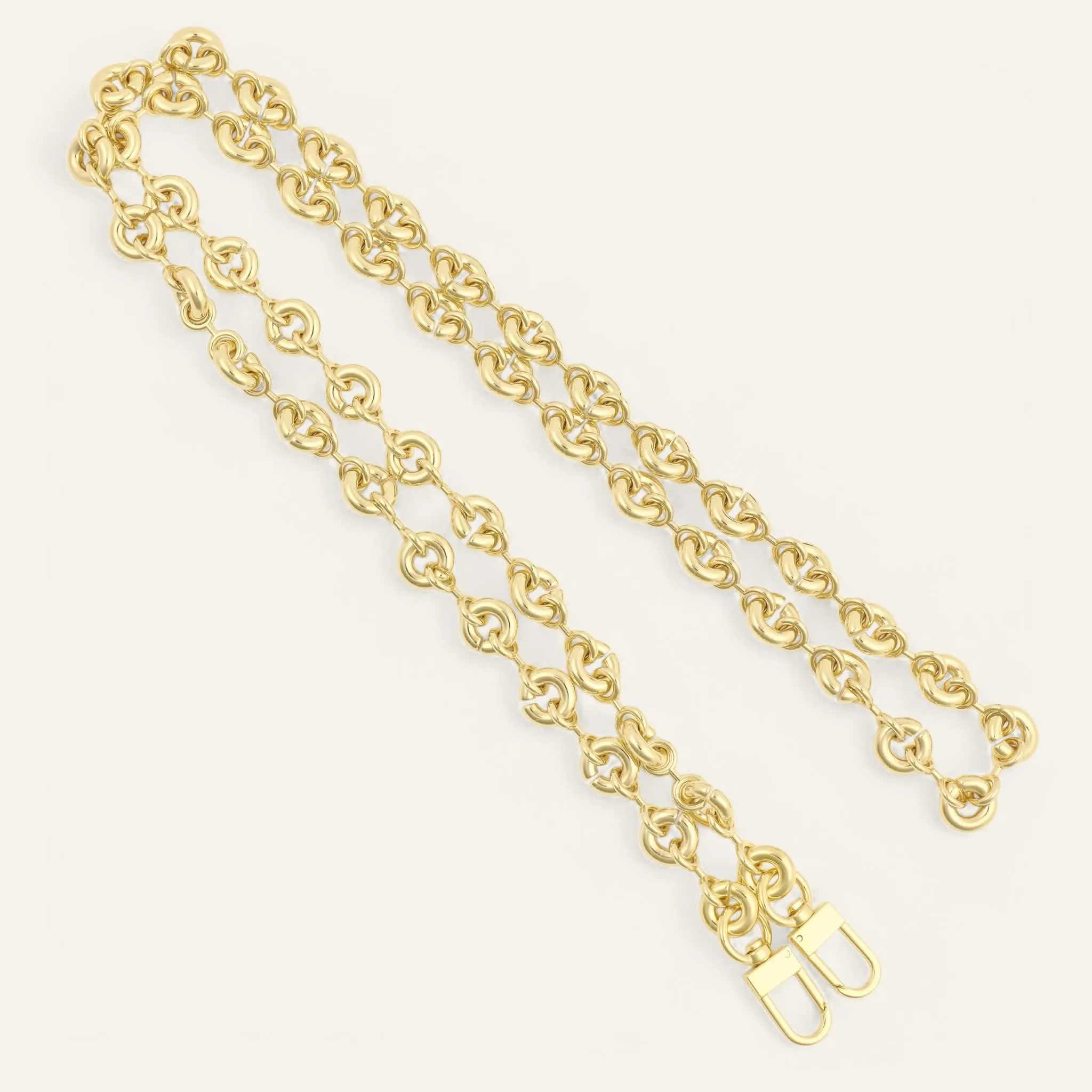 Circle Link Chain Strap | Gold