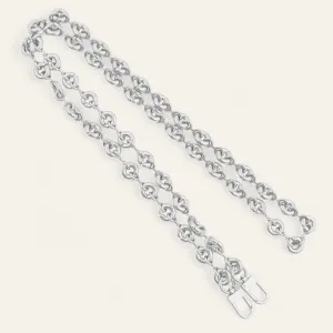 Circle Link Chain Strap | Silver