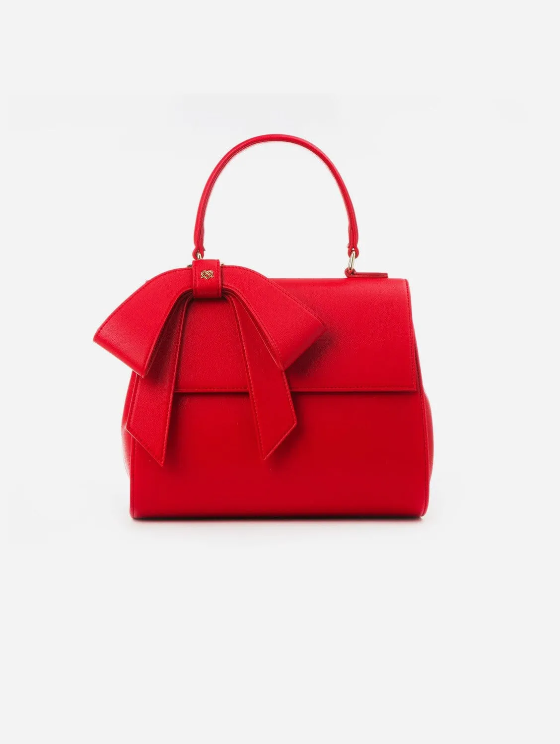 Cottontail Vegan Leather Handbag | Red