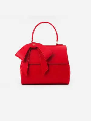 Cottontail Vegan Leather Handbag | Red