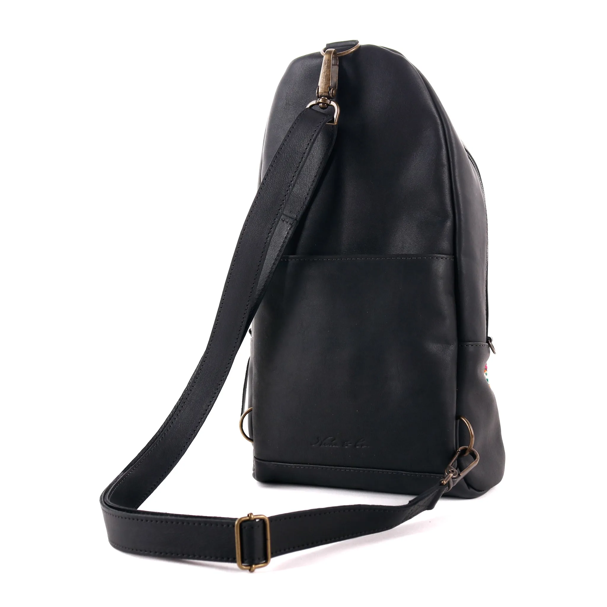 CROSSBODY SLING 2.0 - OOAK - BLACK - NO. 14064