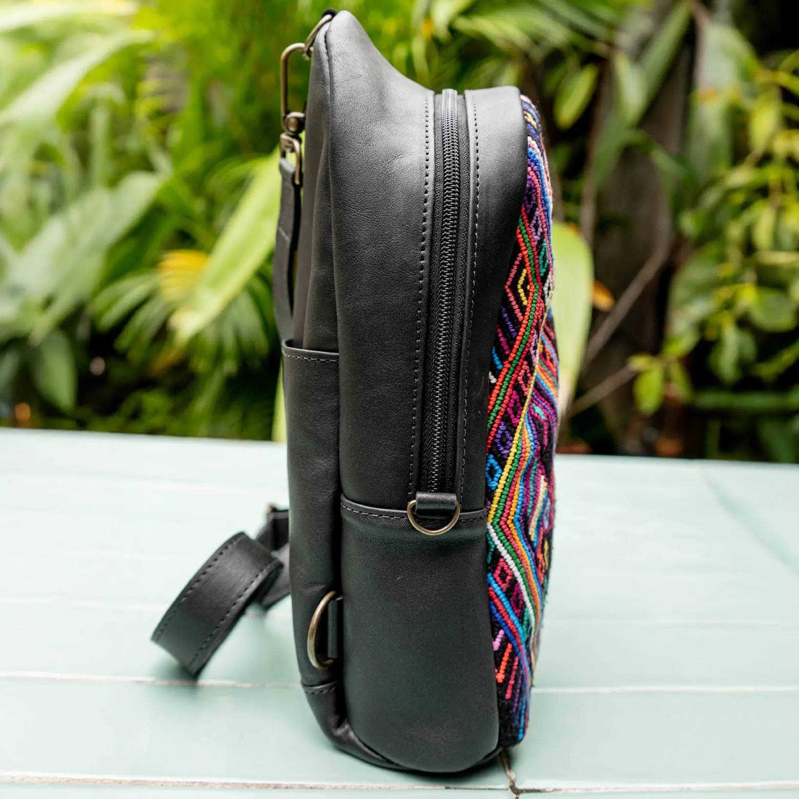 CROSSBODY SLING 2.0 - OOAK - BLACK - NO. 14067