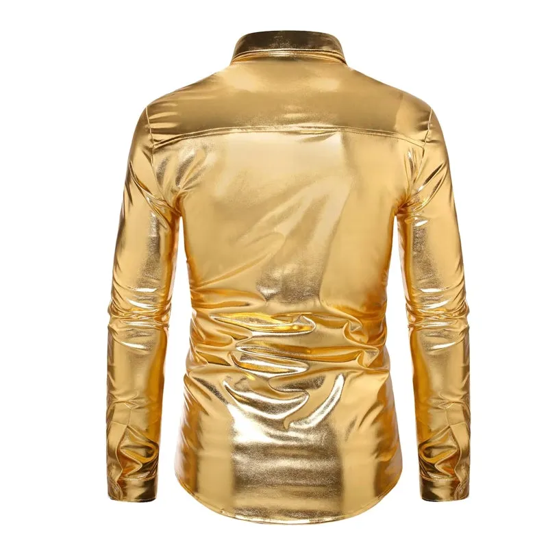 Dance Club Wear Hip Hop Shirt Men Shirts