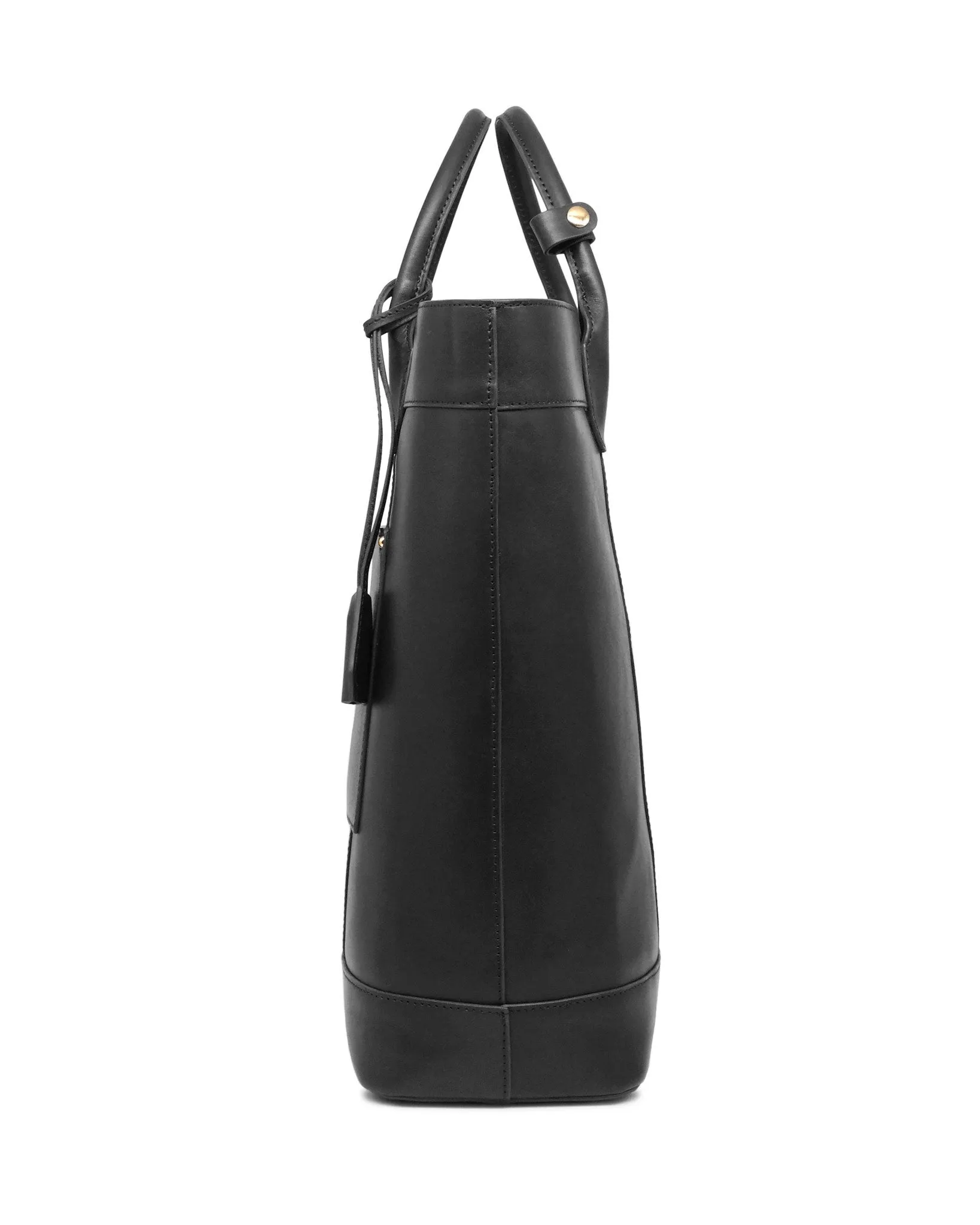 Di Classe Leather Tote (Nero)