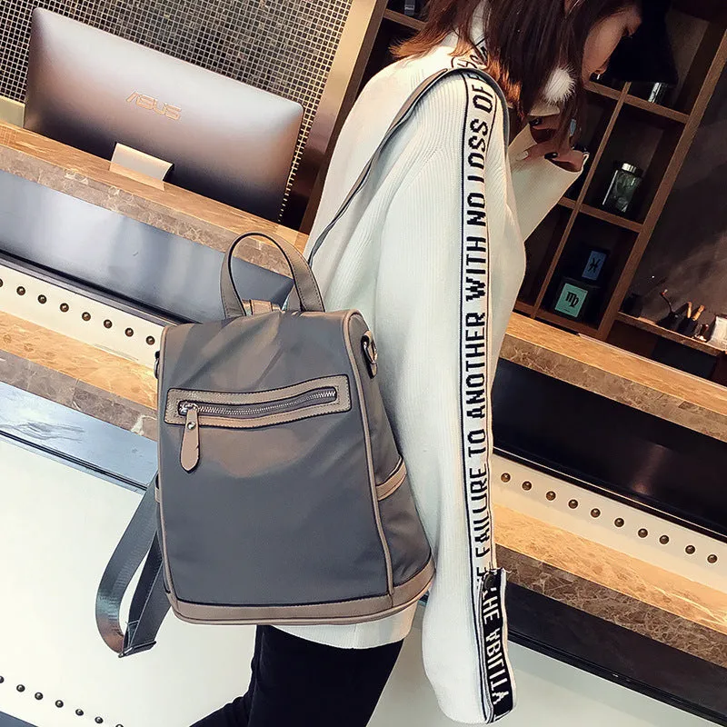 Fashion Solid Color Multi-Purpose Real Littles Backpack Shoulder Bag