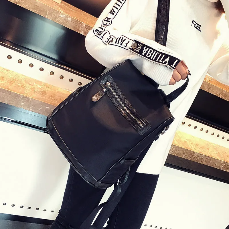 Fashion Solid Color Multi-Purpose Real Littles Backpack Shoulder Bag