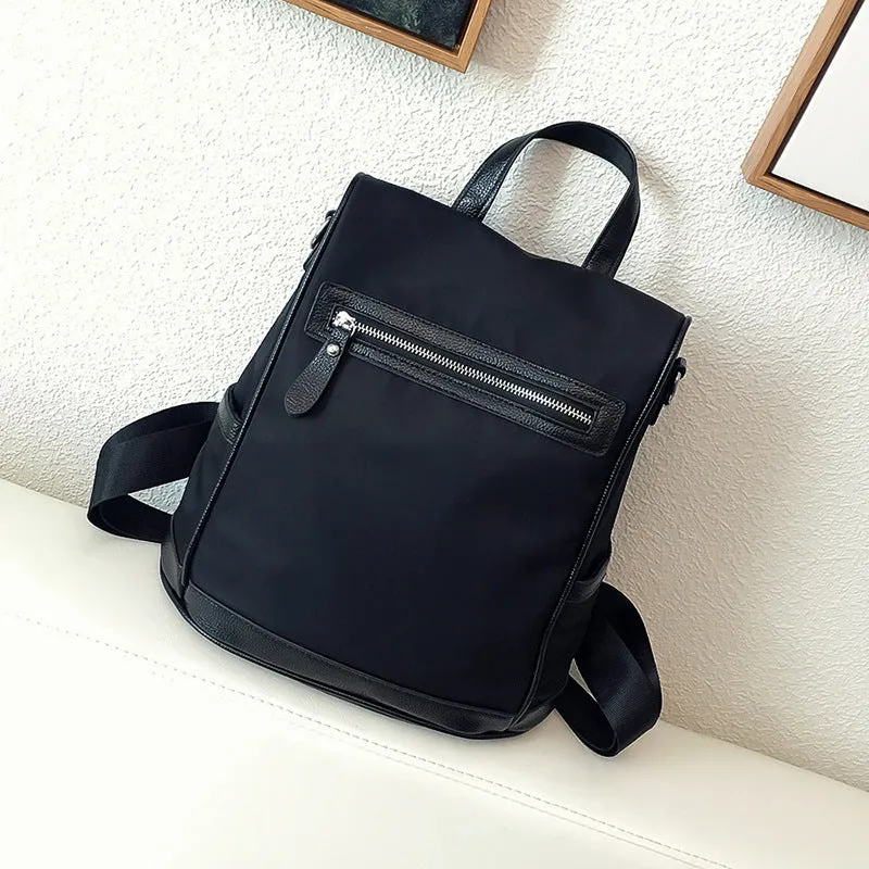 Fashion Solid Color Multi-Purpose Real Littles Backpack Shoulder Bag
