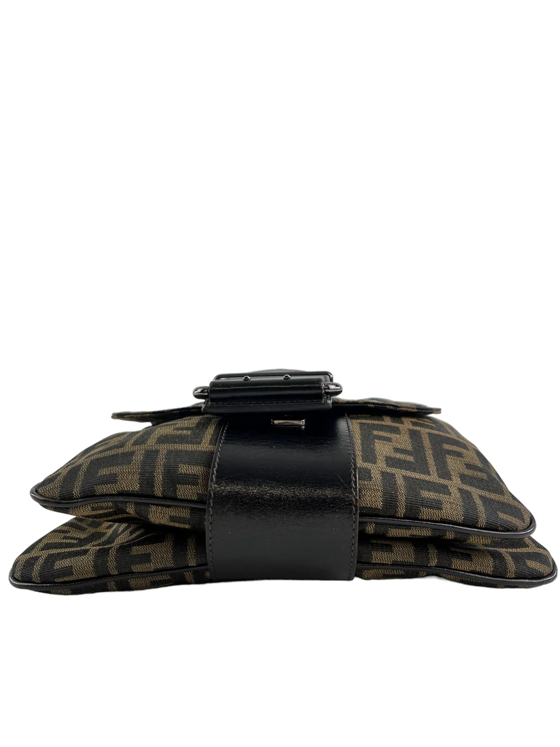 Fendi Zucca Monogram Canvas Shoulder Bag