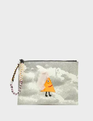 Fidelio Almond Leather Pouch - Peaky Keeper Applique