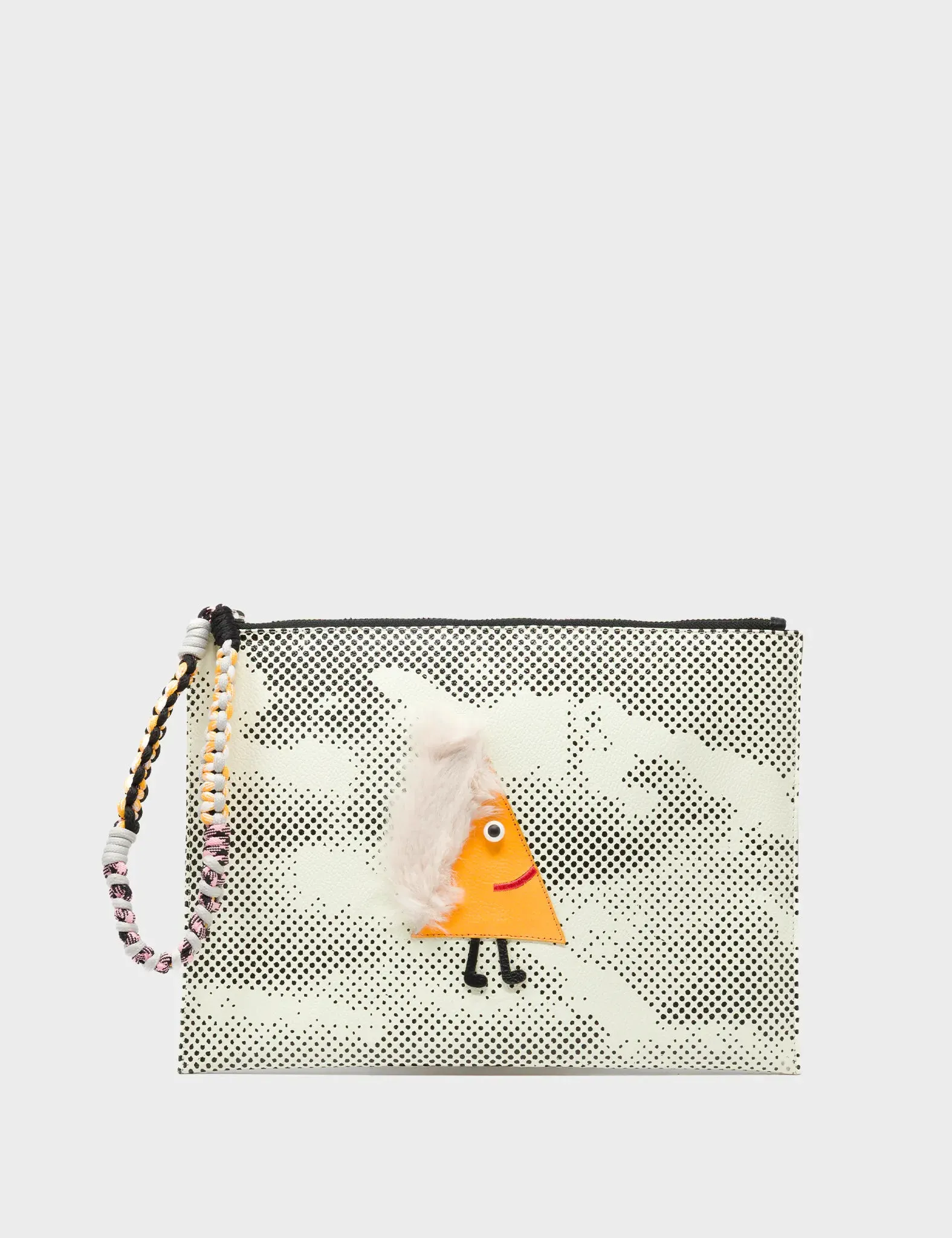 Fidelio Almond Leather Pouch - Peaky Keeper Applique