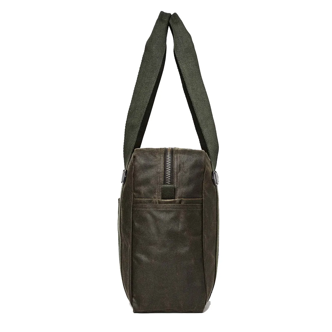 Filson Tin Cloth Tote Bag With Zipper