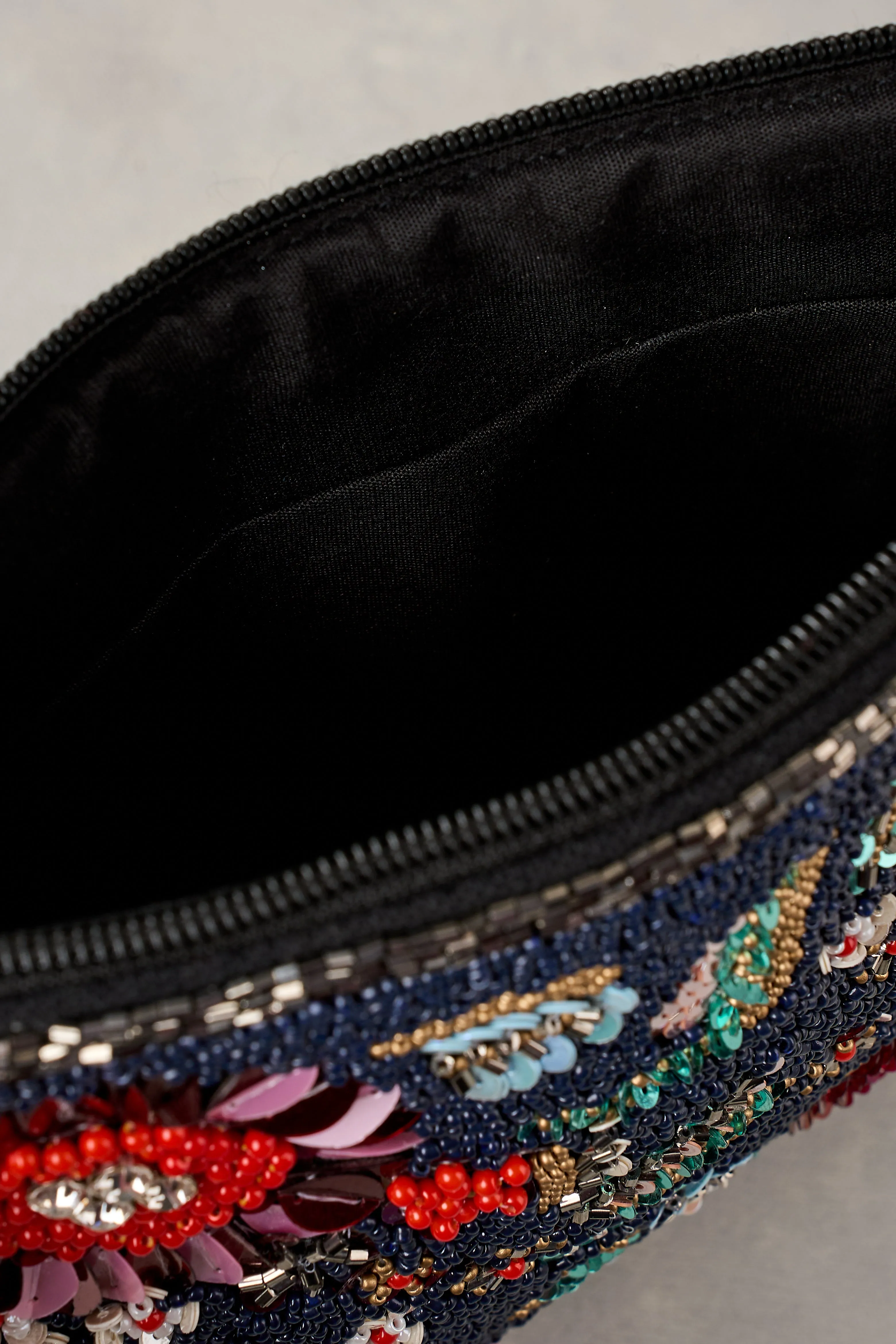 Floral Sequin Clutch - Multicolour