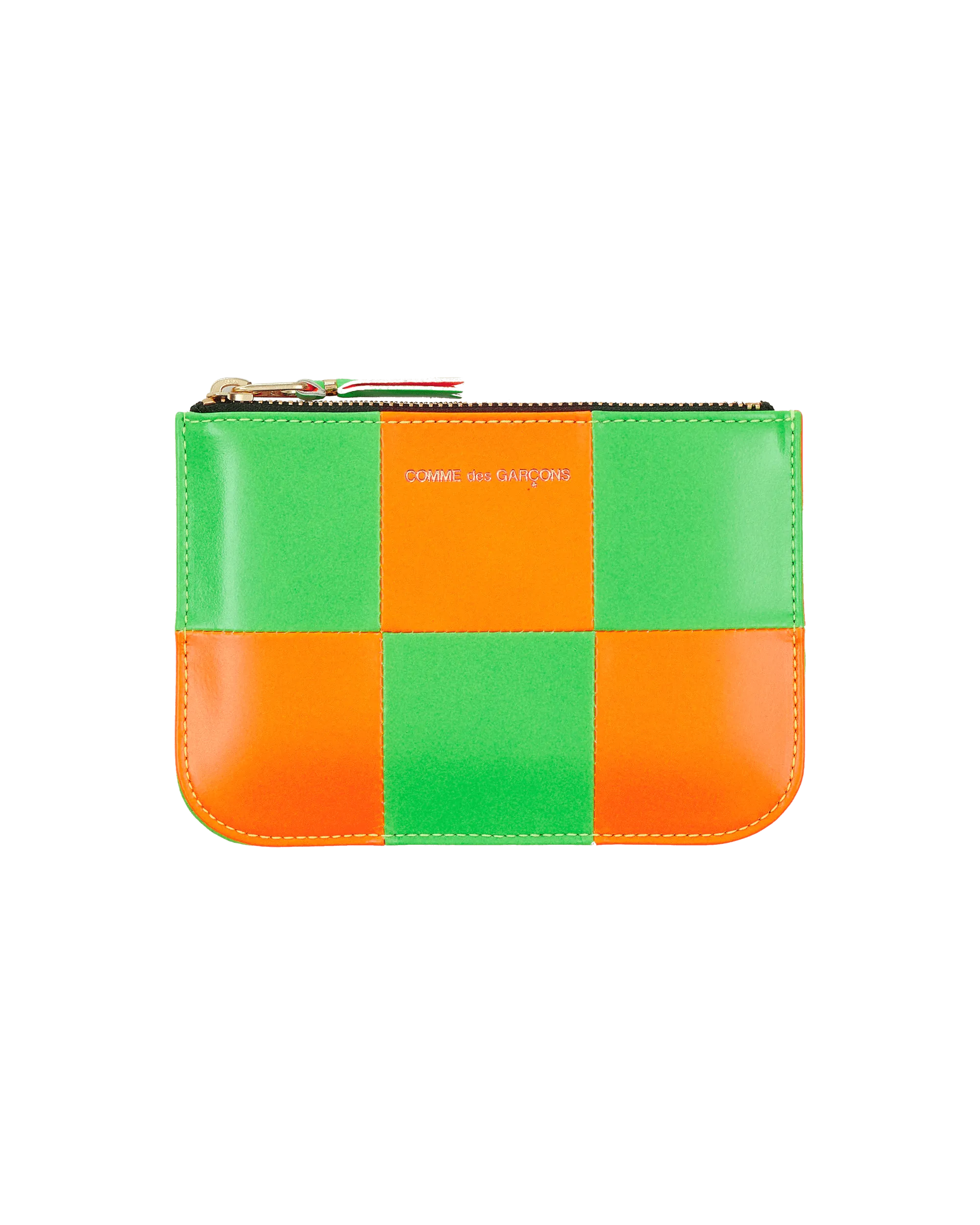 Fluo Square Zip Pouch Multicolor