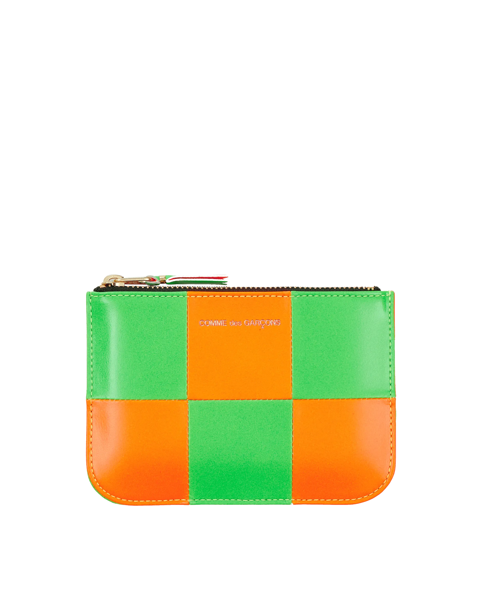 Fluo Square Zip Pouch Multicolor