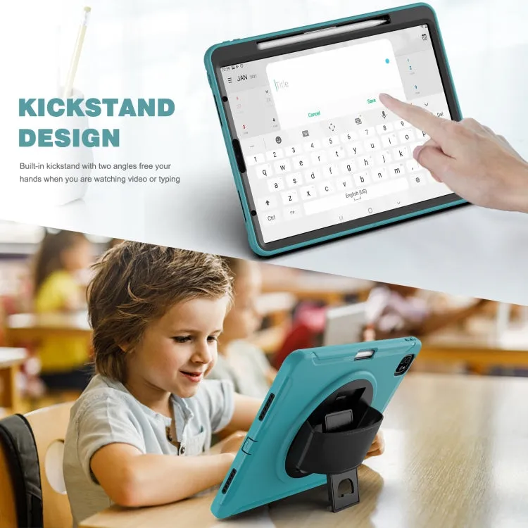 For iPad Pro 360 Degree Rotation PC   TPU Protective Tablet Case with Holder  Hand-strap