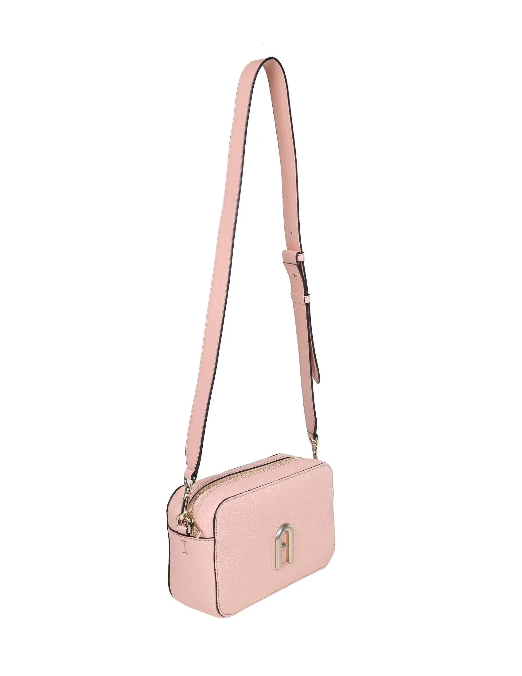 Furla Logo Plaque Zipped Satchel Bag