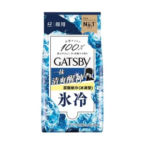 GATSBY Facial Paper Ice-Type Box 42 PS  (42pcs)