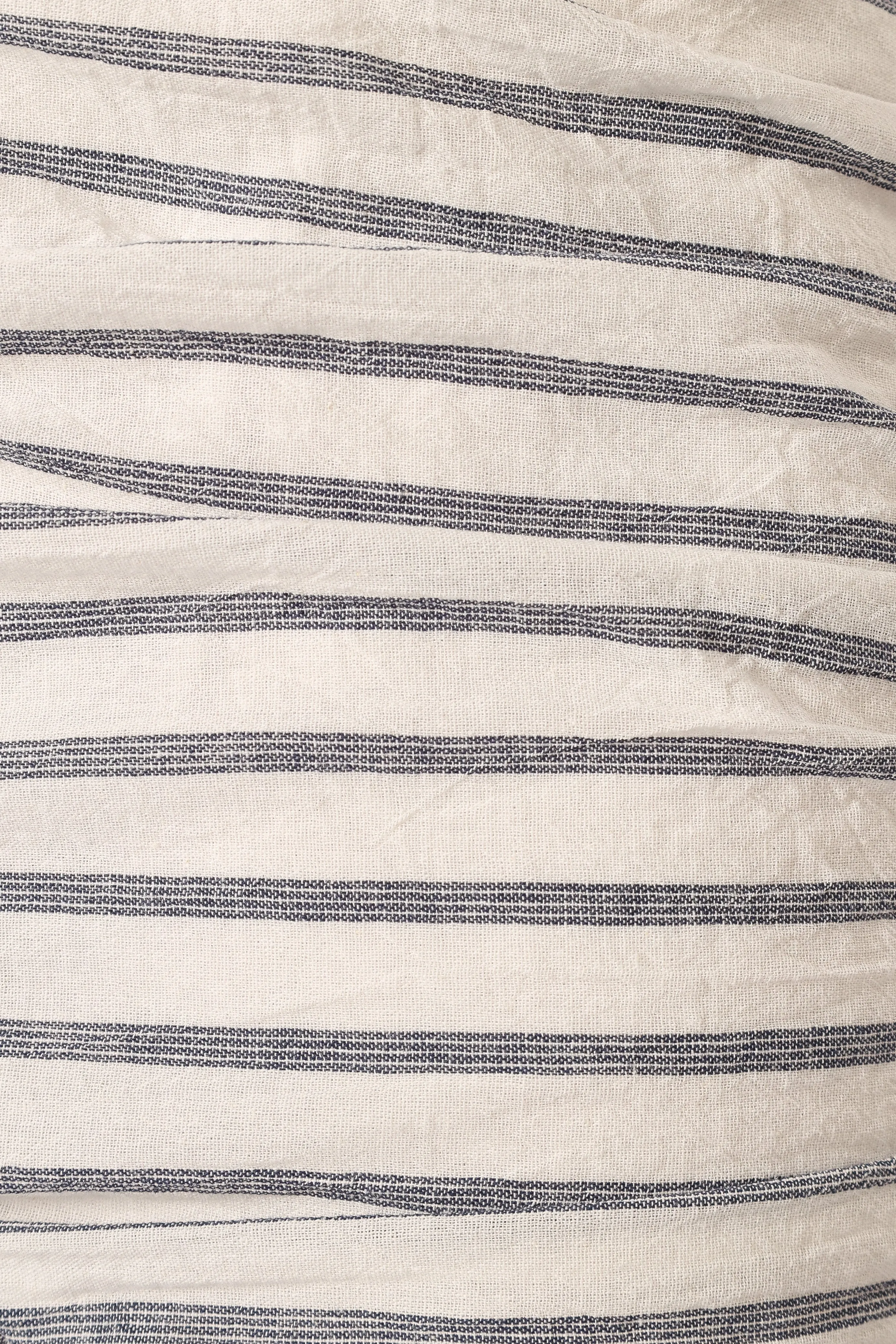 Georgia Ruched Midi Dress - Navy Stripe