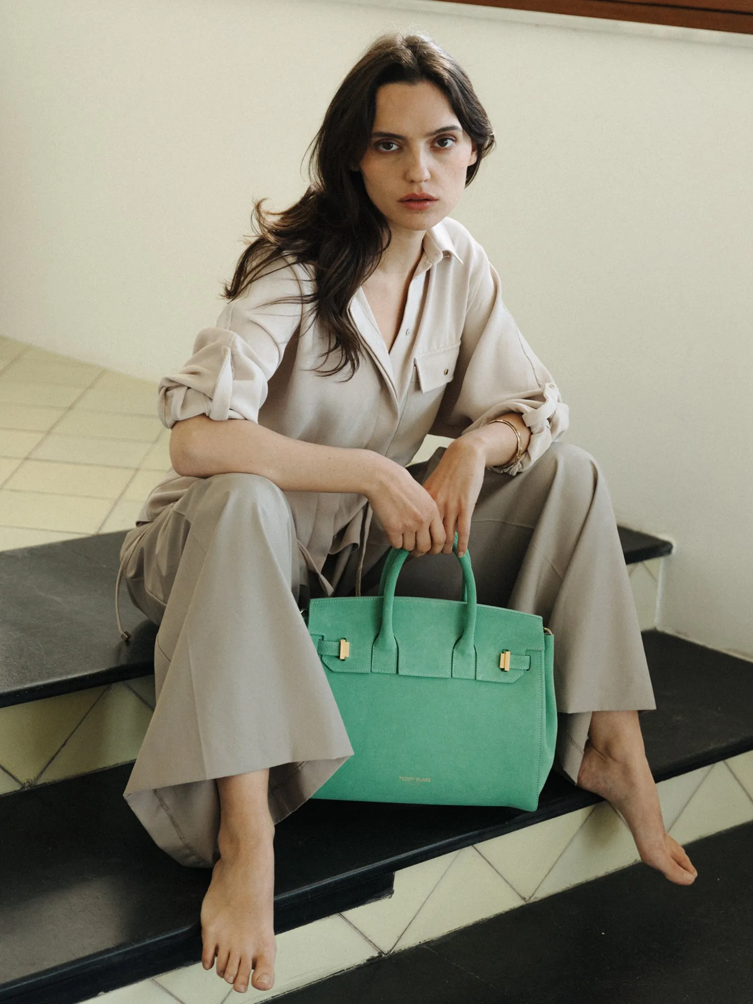 Gigi Suede  13" - Acquatic