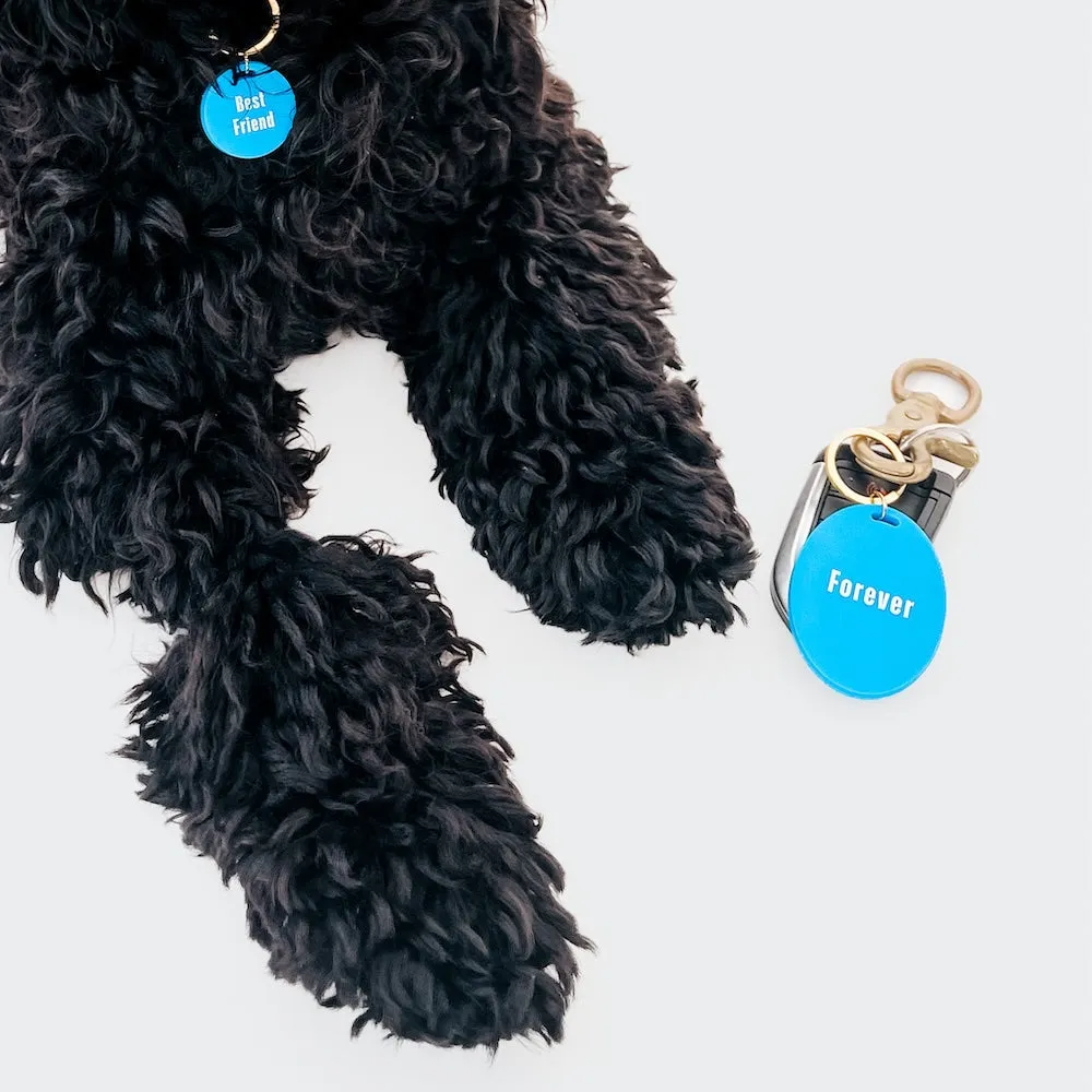 Gus & Co - Dog Tag and Keychain Set