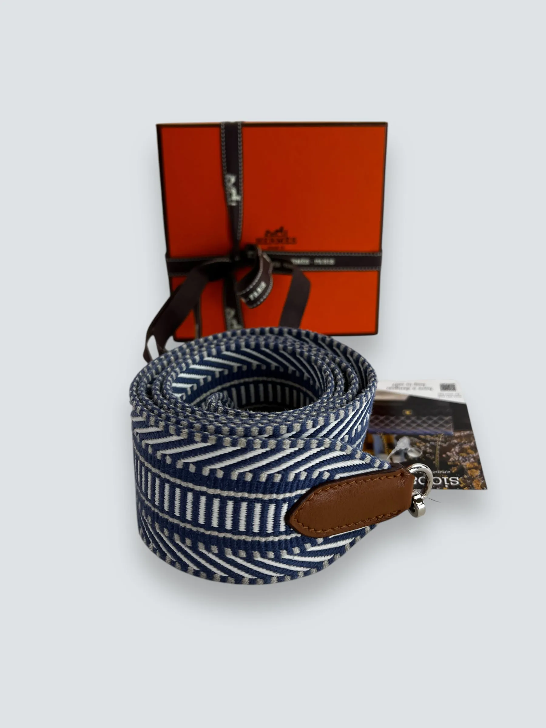 Hermès Multi Colour 50mm Sangle Cavale Strap