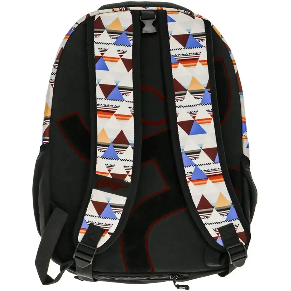 HOOey Recess Diamond Aztec (Cream/Burgundy) - Backpack