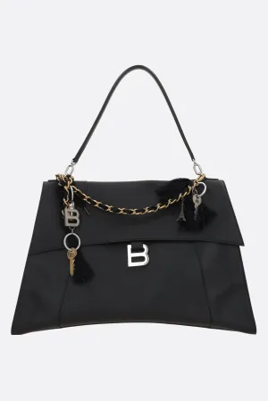Hourglass Soft large handbag in smooth leather