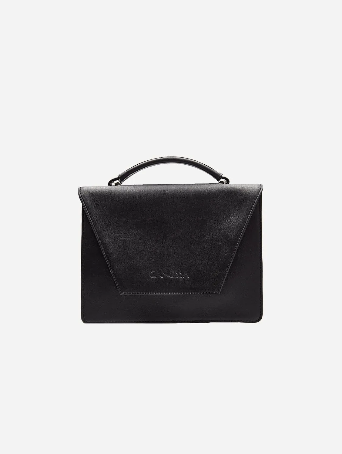 Hybrid Maxi Versatile Vegan Leather Crossbody | Black