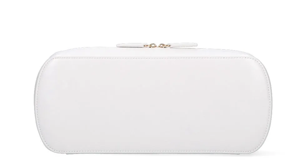 Jil Sander Logo Embossed Medium Crossbody Bag