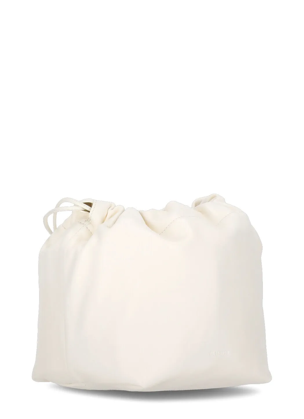 Jil Sander Logo Embossed Small Crossbody Bag
