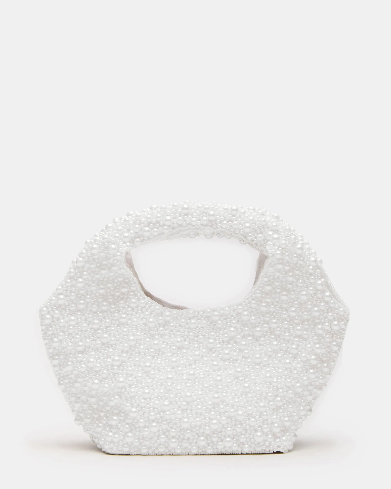 KINSLEY BEADED BAG WHITE