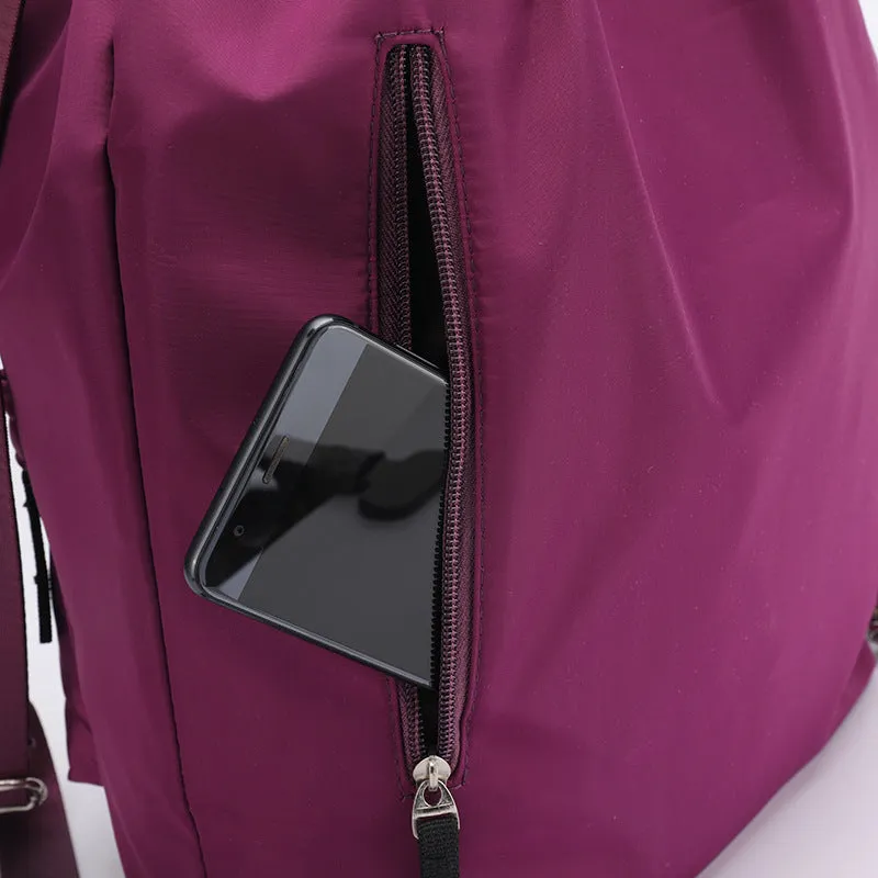 Large capacity nylon anti-handbag