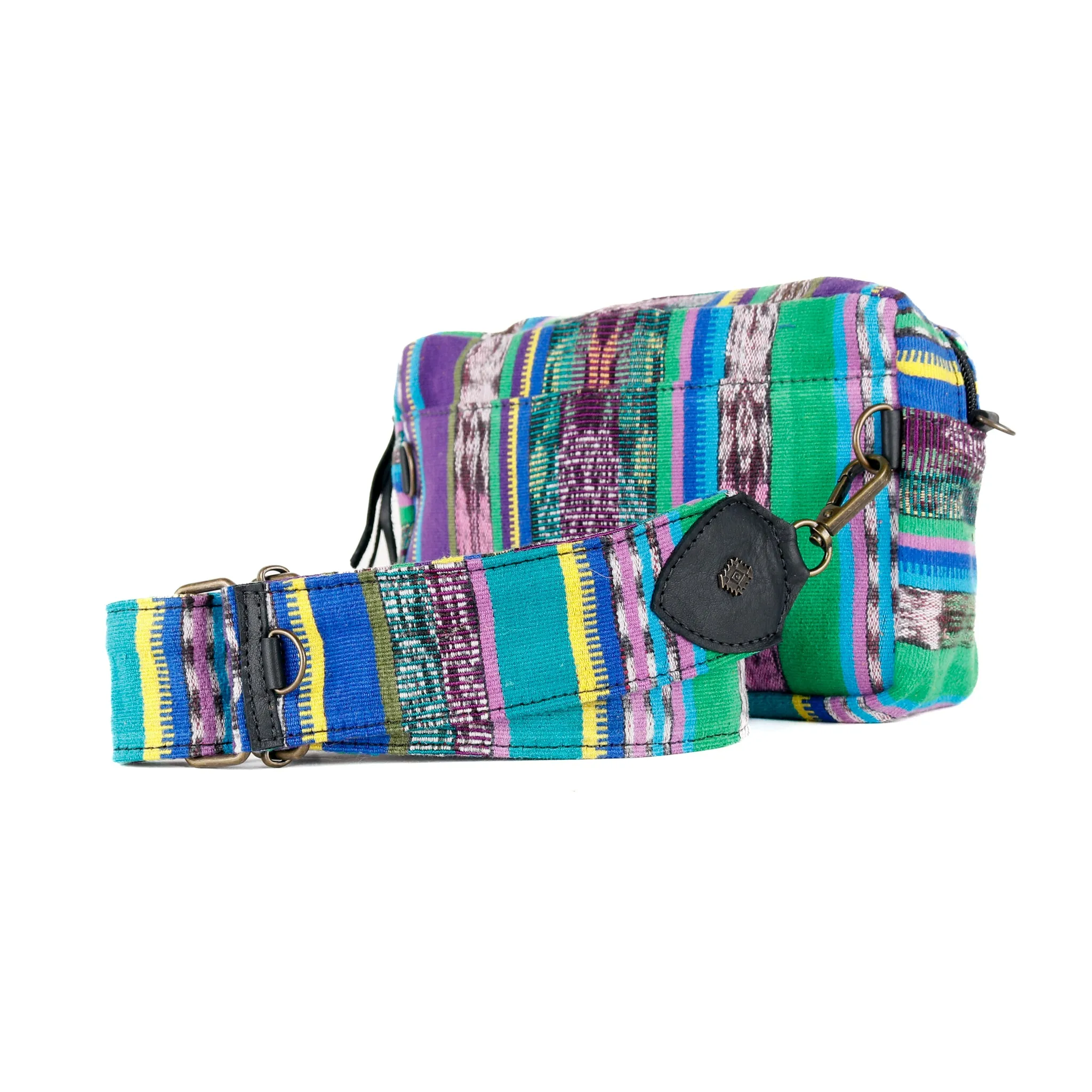LARGE WANDER CROSSBODY BAG   STRAP SET - CORTE - BLACK - NO. 15776