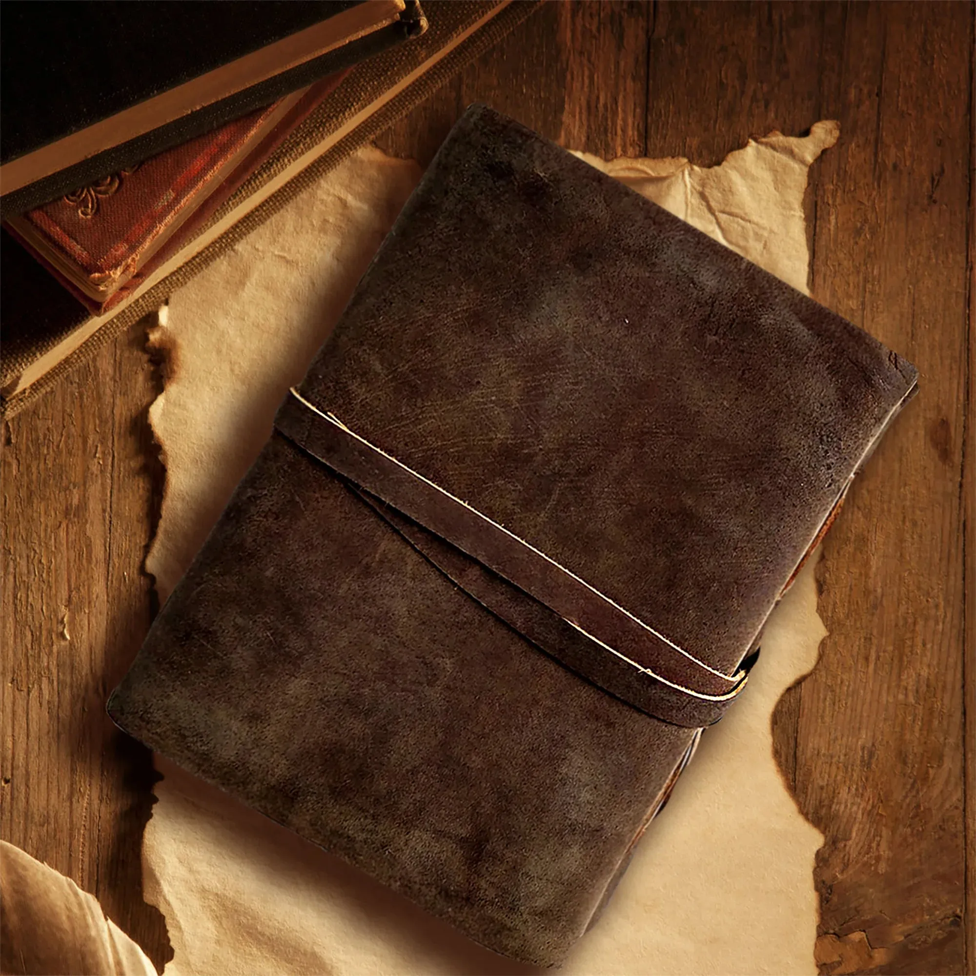 Leather Bound Journal - Handmade